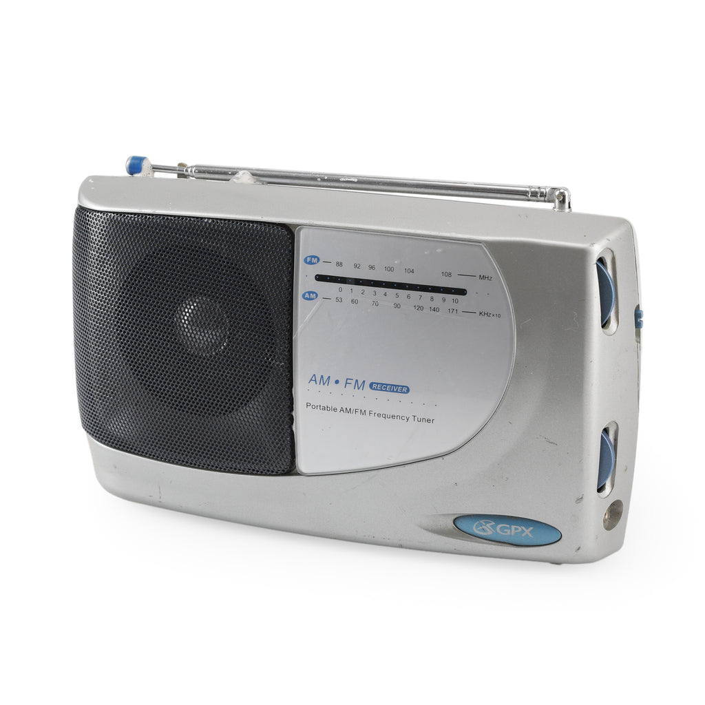 Silver GPX Portable AM/FM Radio