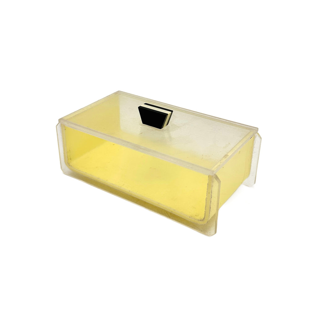Yellow & Clear Acrylic Box