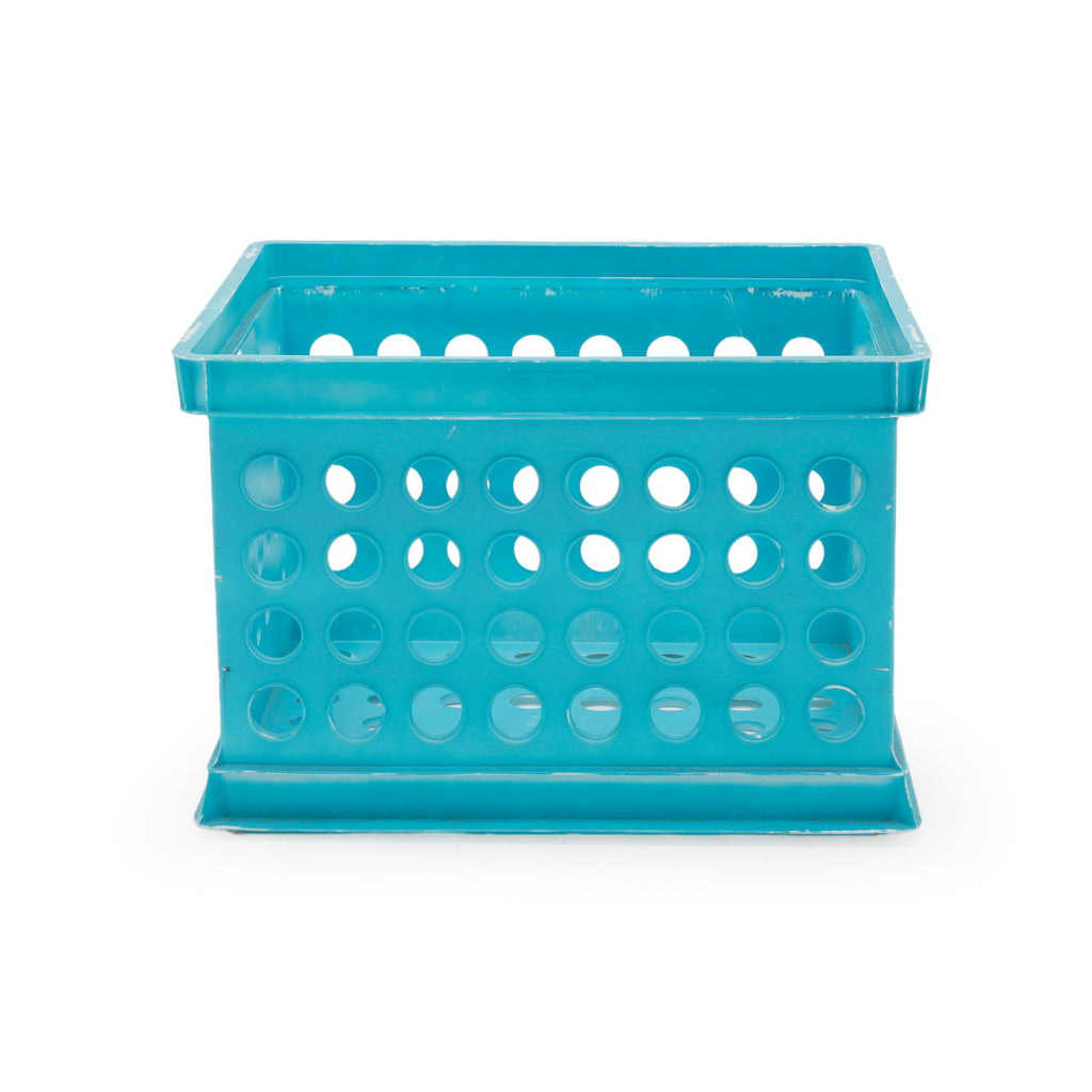 Turquoise Storage Crate