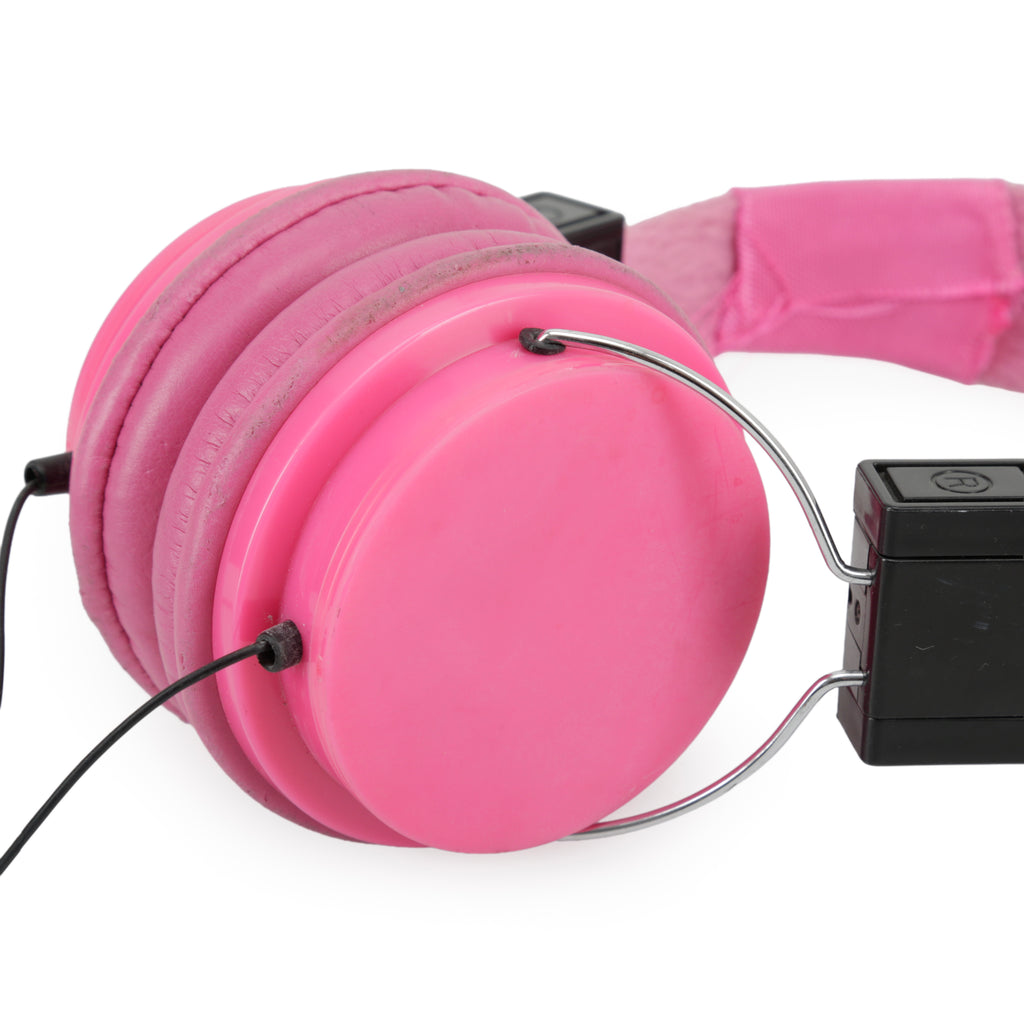 Hot Pink Headphones
