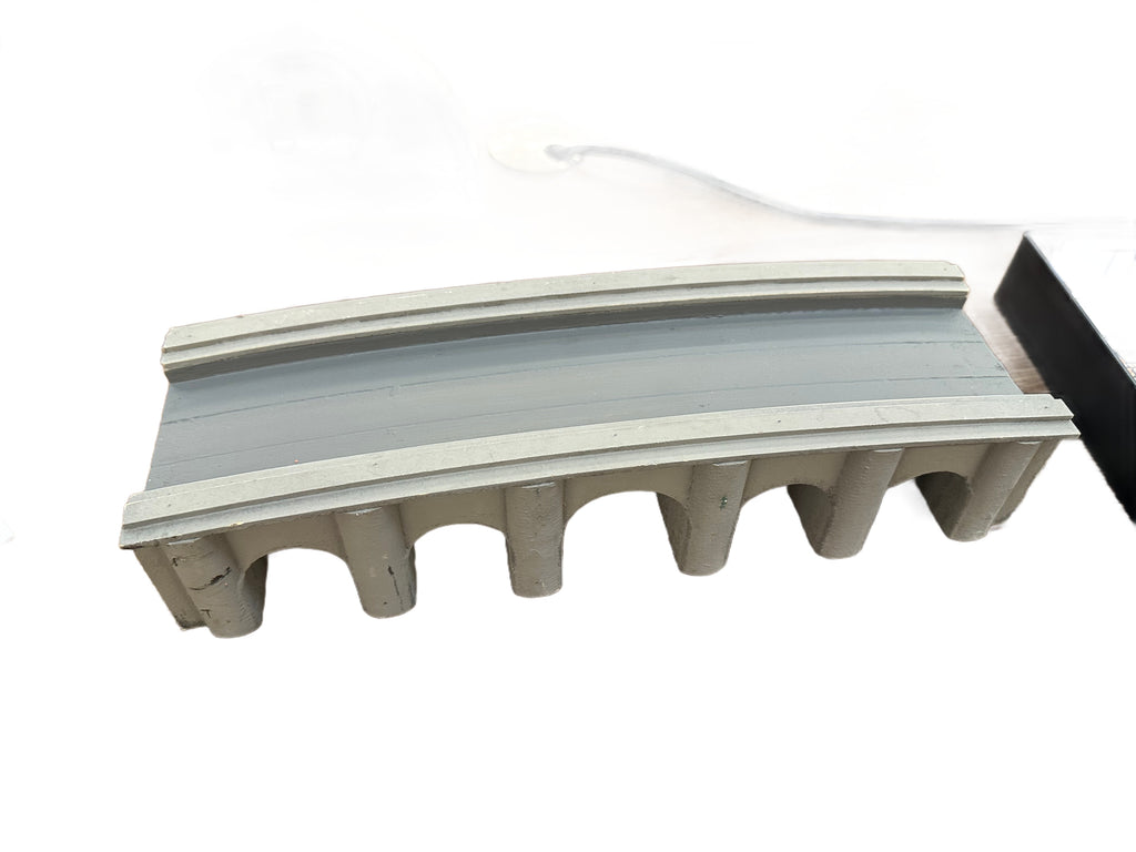 Curved Gray Arched Miniature Bridge Section
