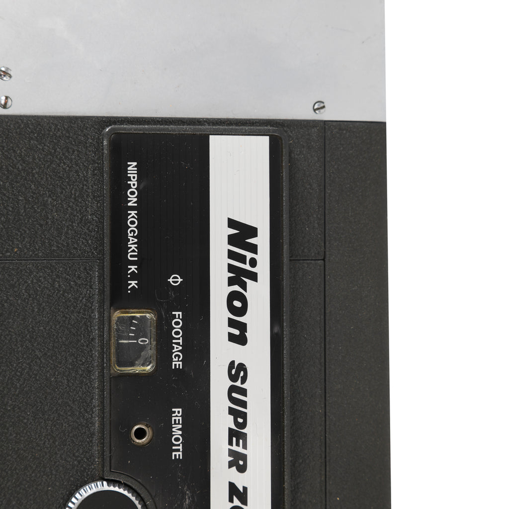 Black and Silver Nikon Super 8 Camera