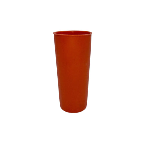 Orange Plastic Tumbler Cup