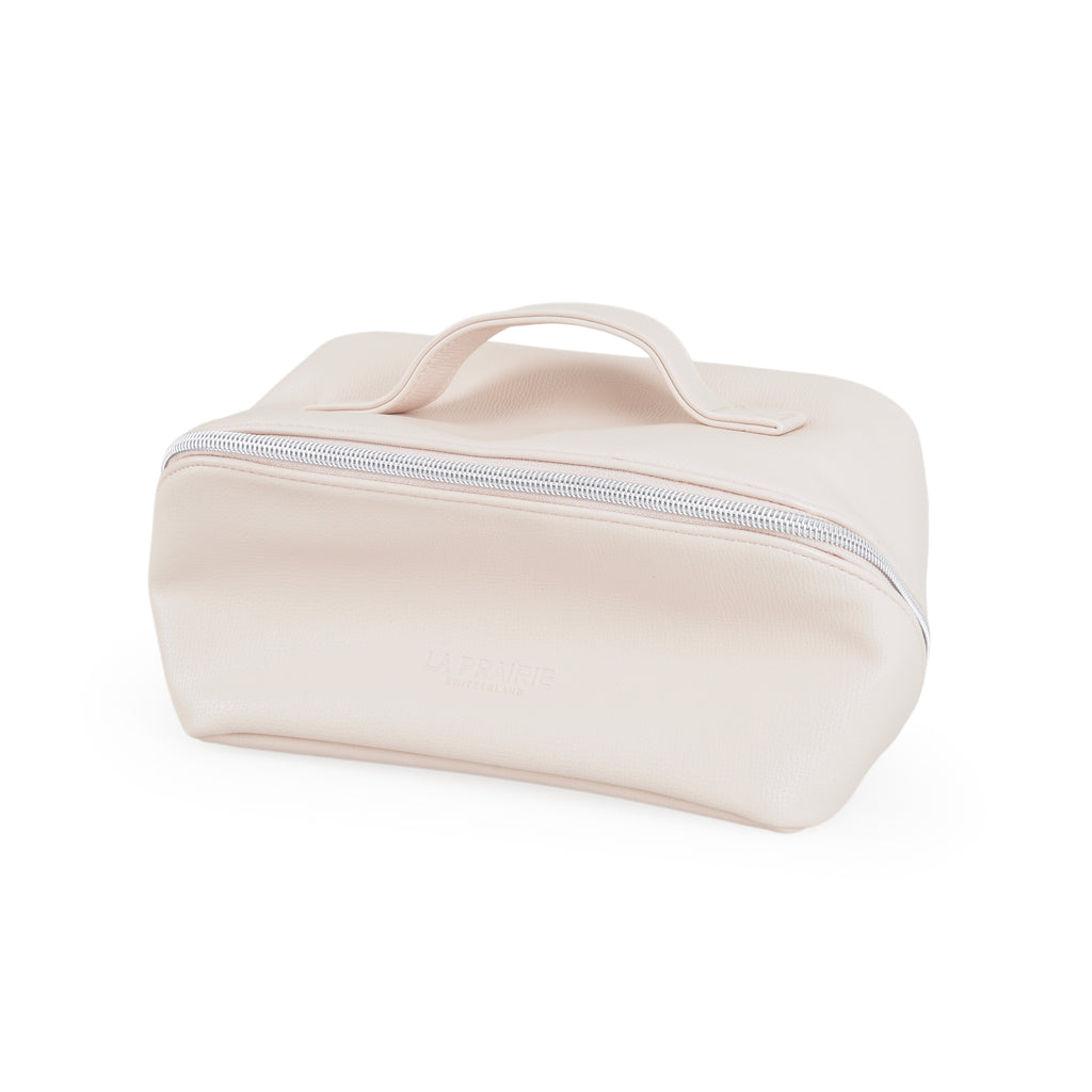 Pale Pink Zippered Cosmetic Bag