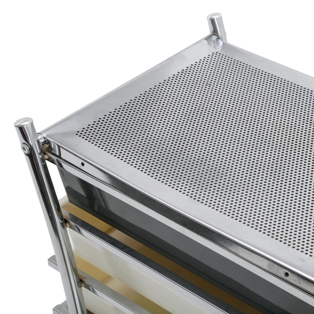 Multi-Color Plastic Drawer Storage Cart