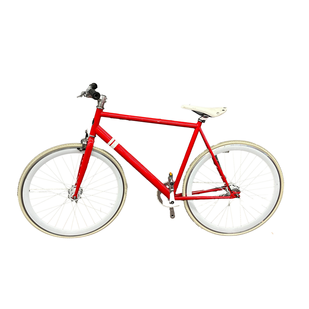 Red Single-Speed Bicycle