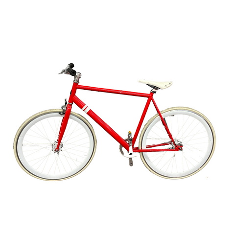 Red Single-Speed Bicycle