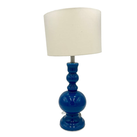Navy Blue Ceramic Table Lamp