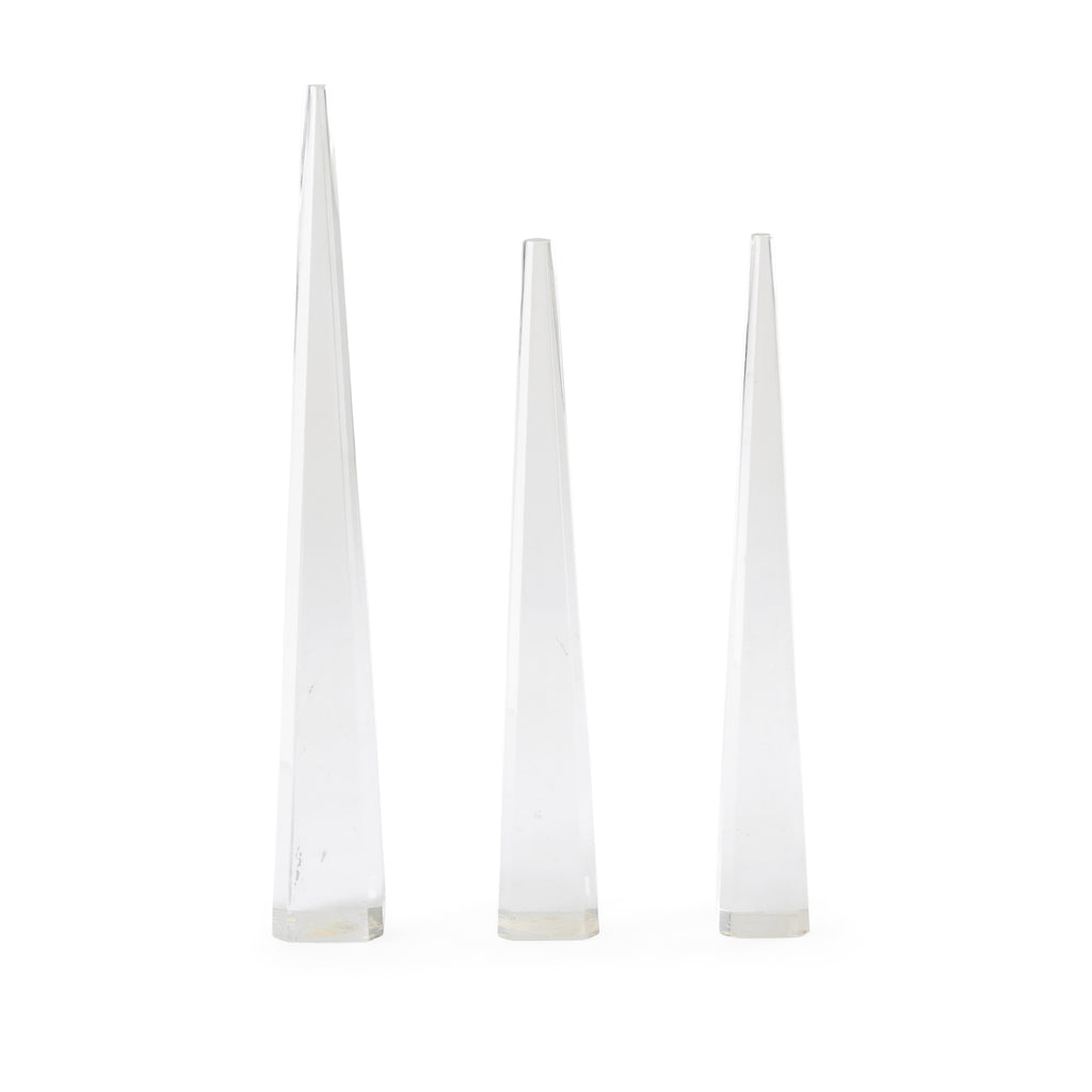 Clear Tapered Acrylic Obelisk (Various Sizes)