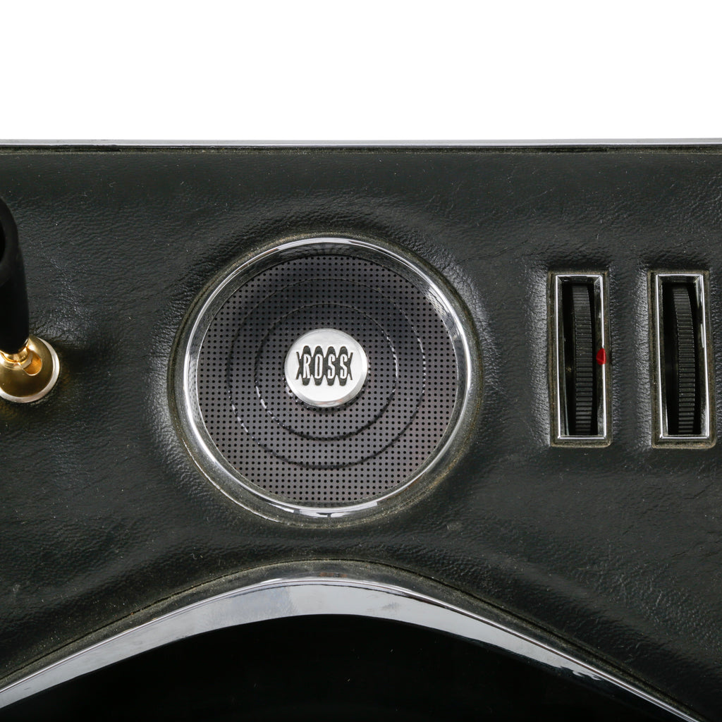 Black Faux Leather & Chrome ROSS Intercom Unit