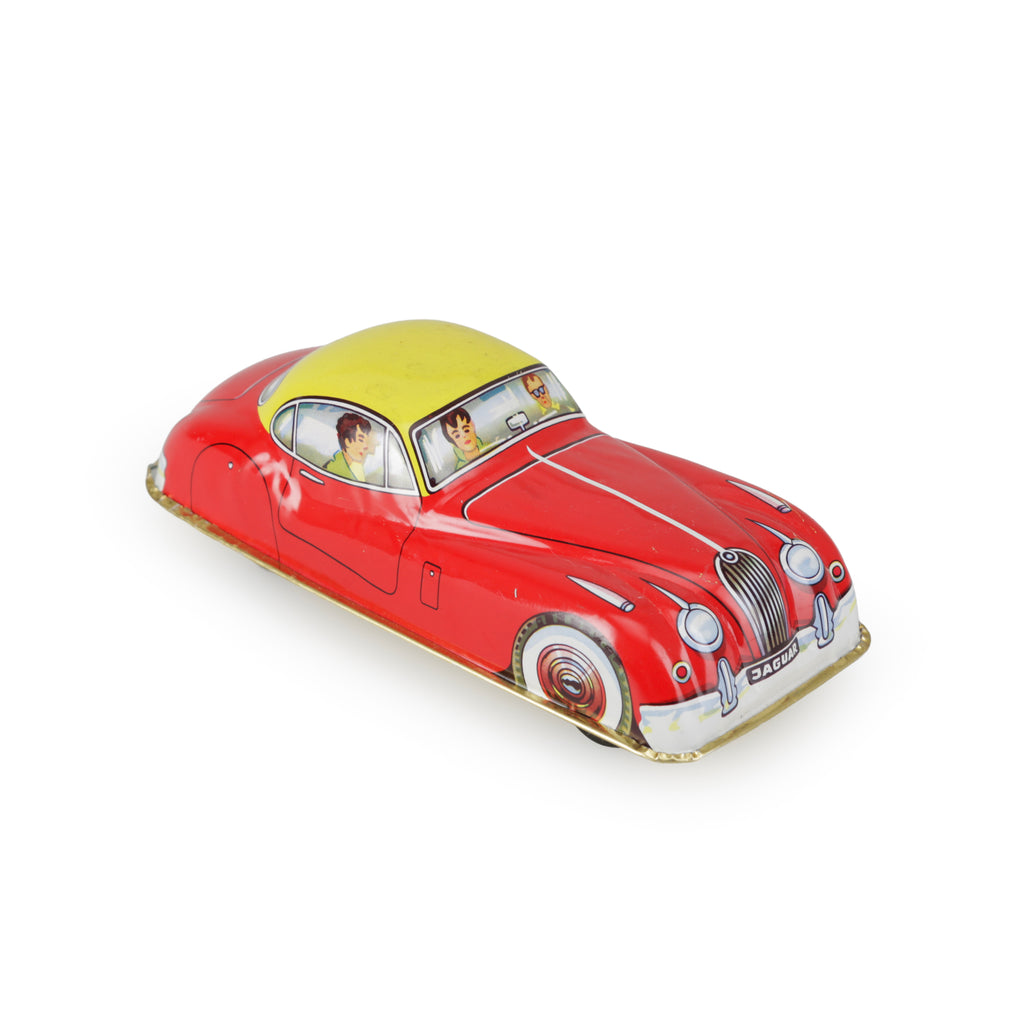 Red Tin Toy Car