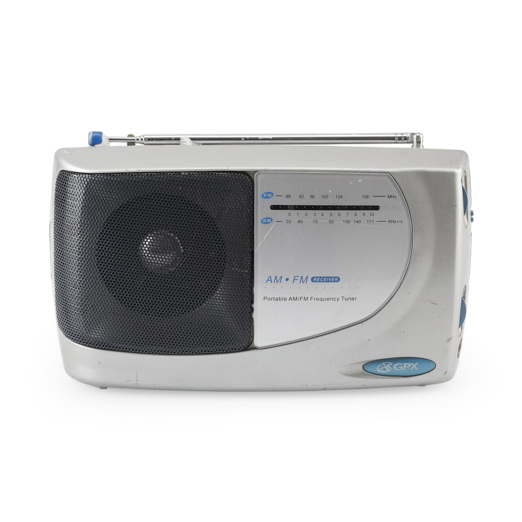 Silver GPX Portable AM/FM Radio