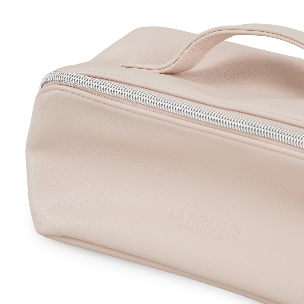 Pale Pink Zippered Cosmetic Bag