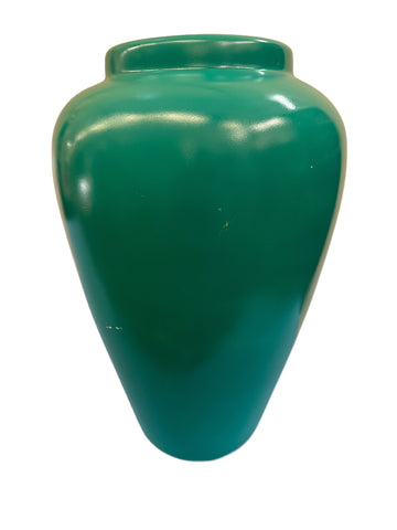 Emerald Green Glazed Ceramic Tapered Vase