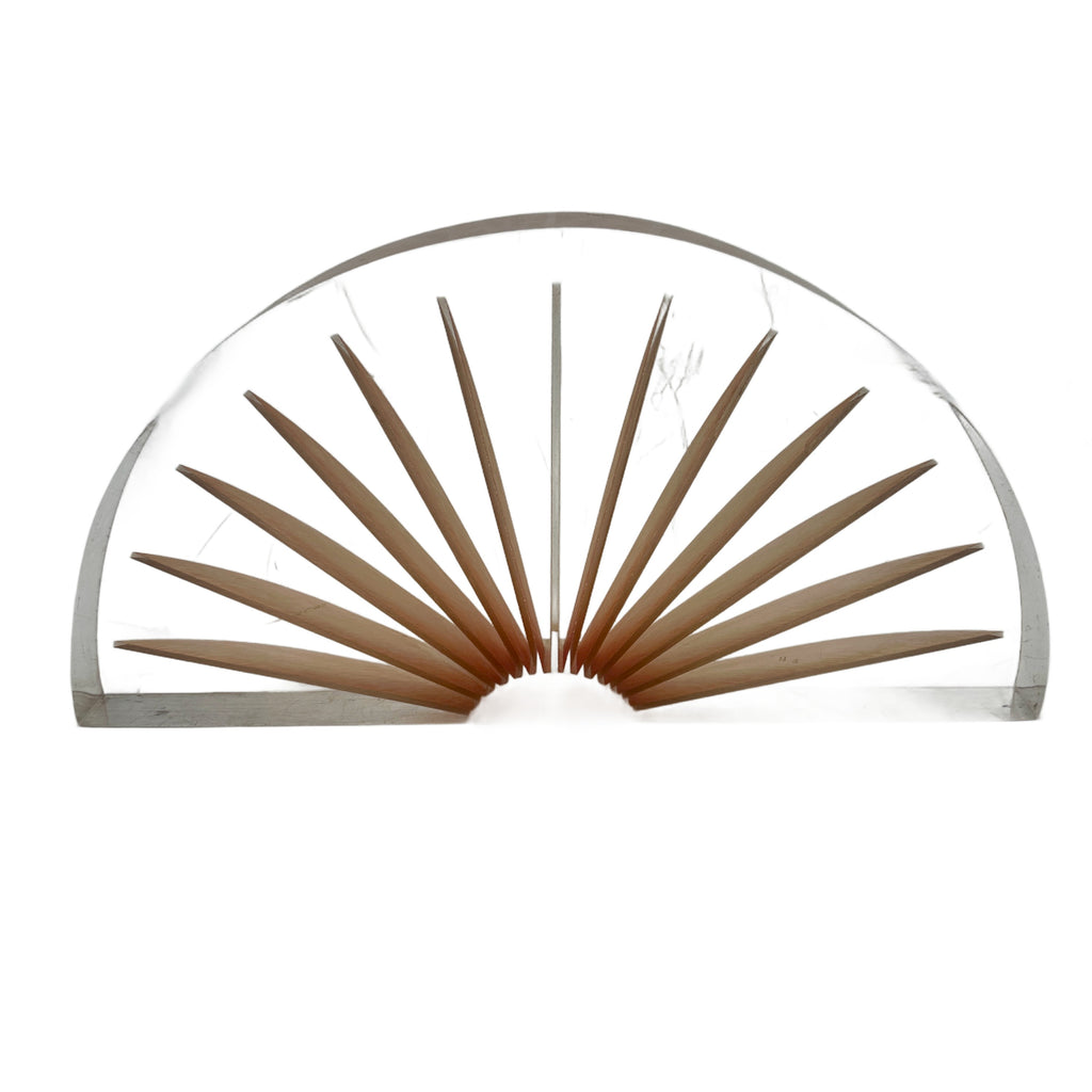 Lucite and Pink Acrylic Sunburst Sculpture