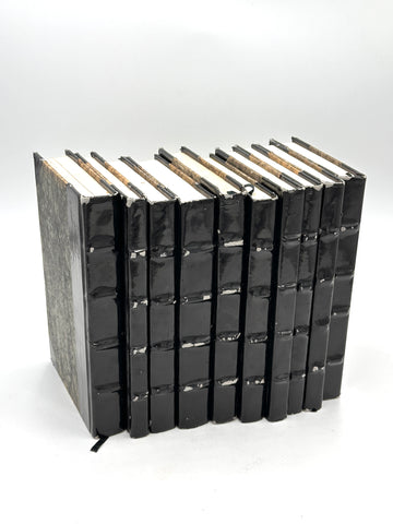 Black Decorative Books (Set of 10)