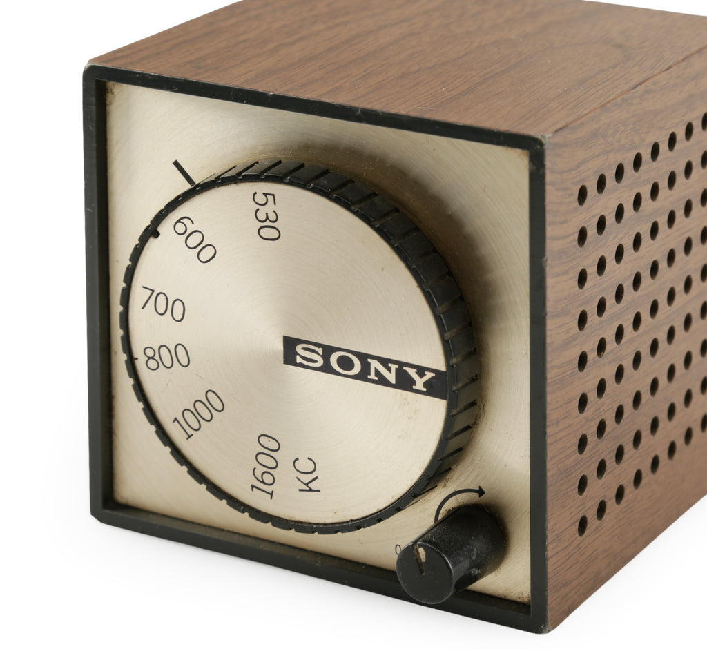 Brown and Gold Sony AM Radios