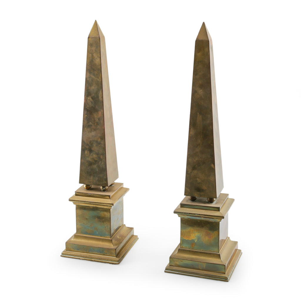 Brass Decorative Obelisks