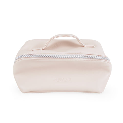 Pale Pink Zippered Cosmetic Bag