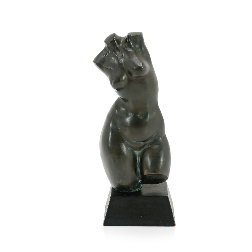 Dark Bronze Female Torso Sculpture