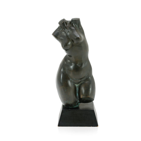 Dark Bronze Female Torso Sculpture