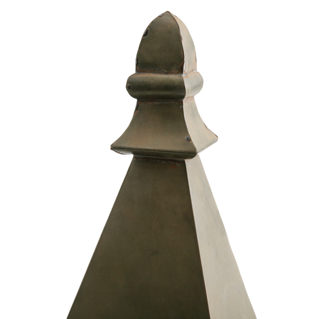 Ornate Metal Pyramid / Obelisk (Various Sizes)