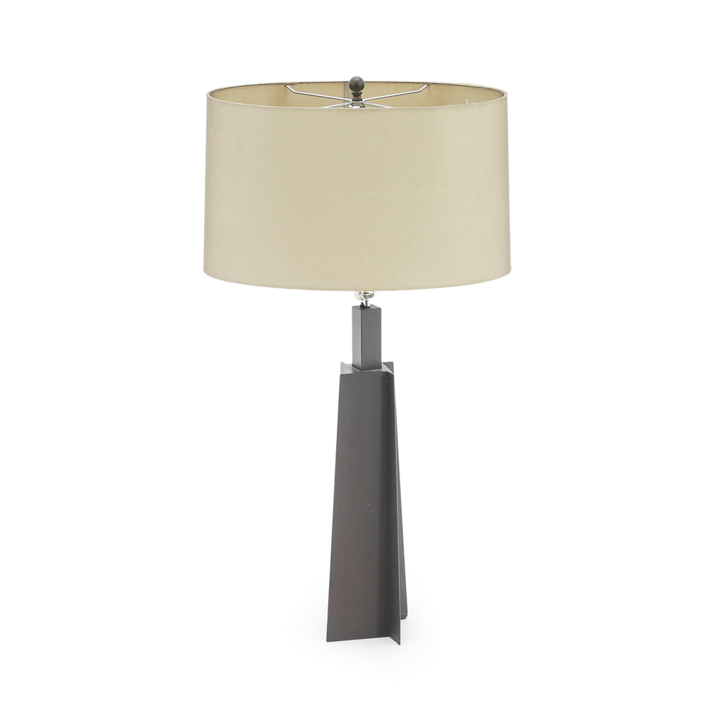 Wood Star Base Table Lamp