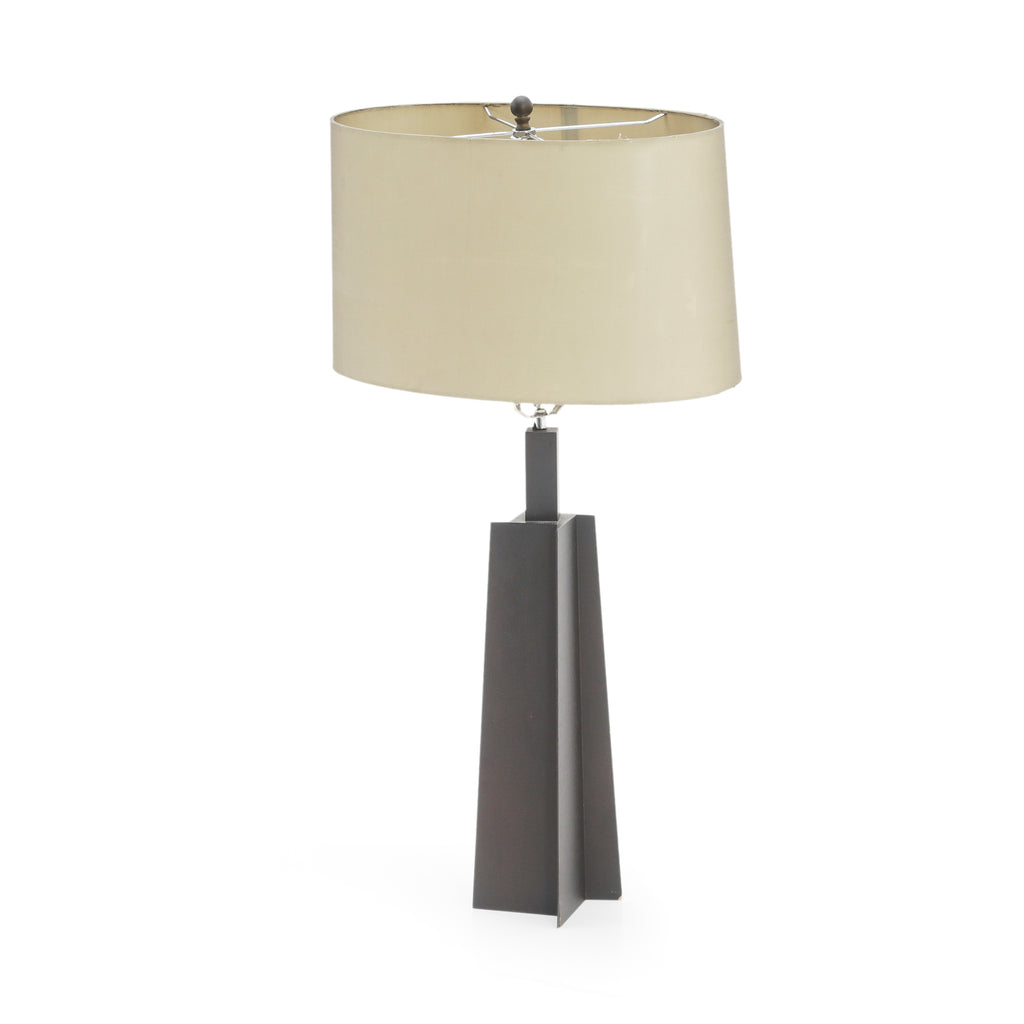 Wood Star Base Table Lamp