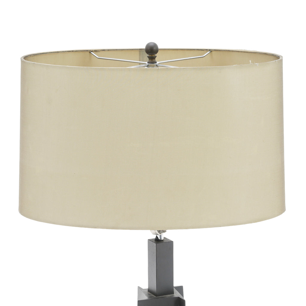 Wood Star Base Table Lamp