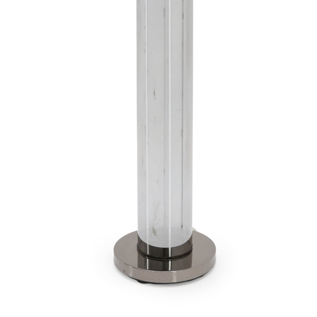 Chrome Cylindrical Floor Lamp