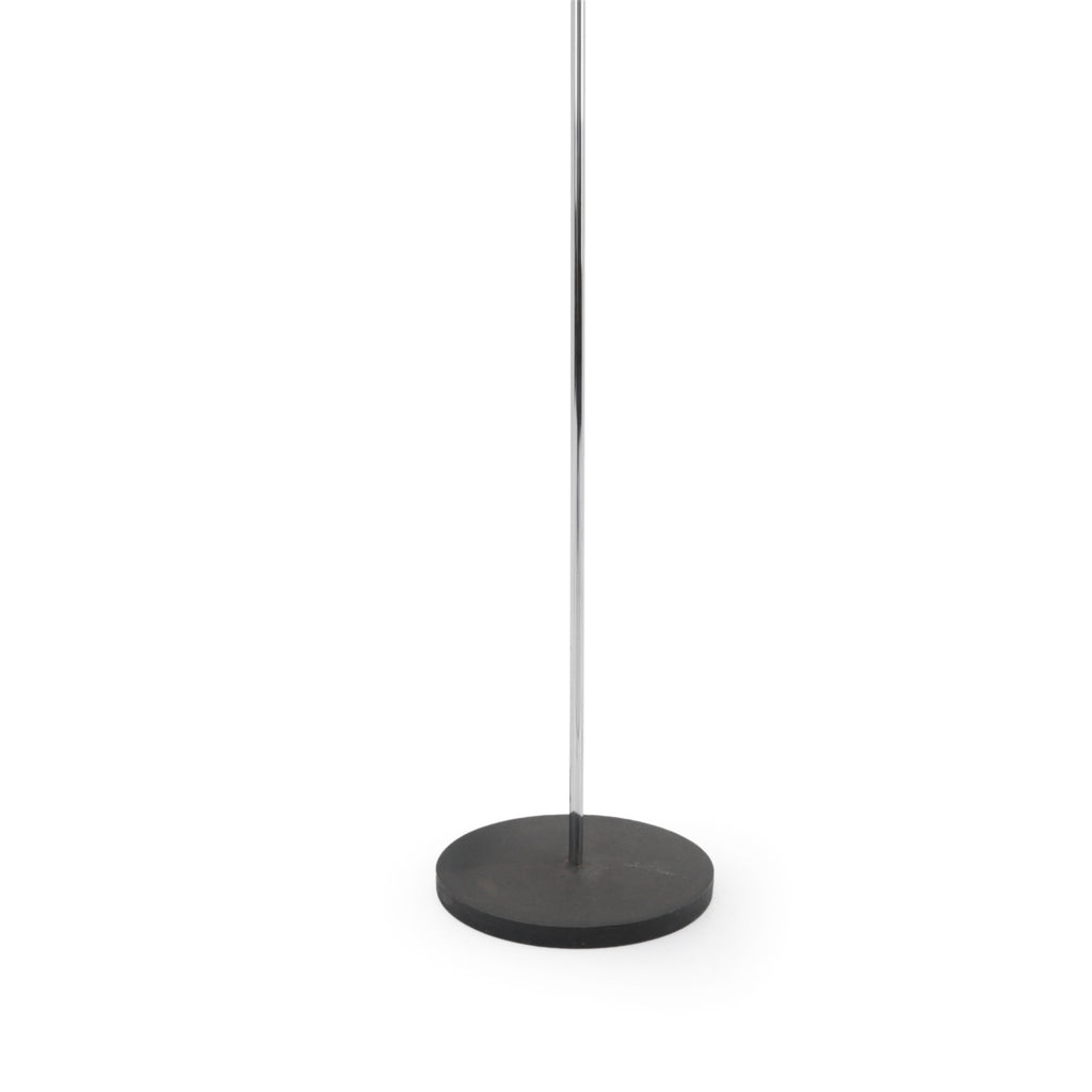 Silver and Dark Gray Metal Floor Lamp