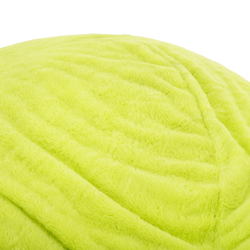 Large Light Green Felt Beanbag