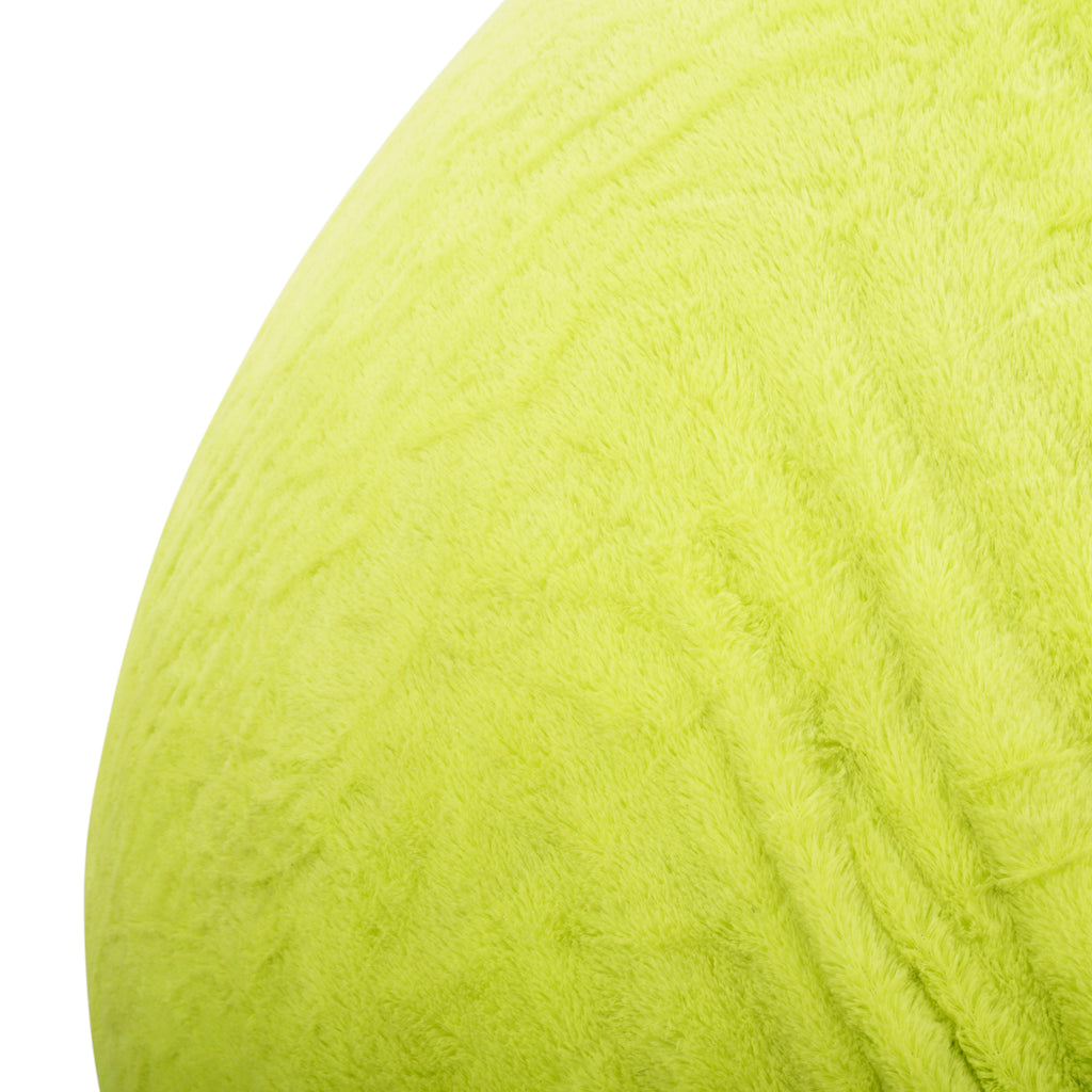 Large Light Green Felt Beanbag