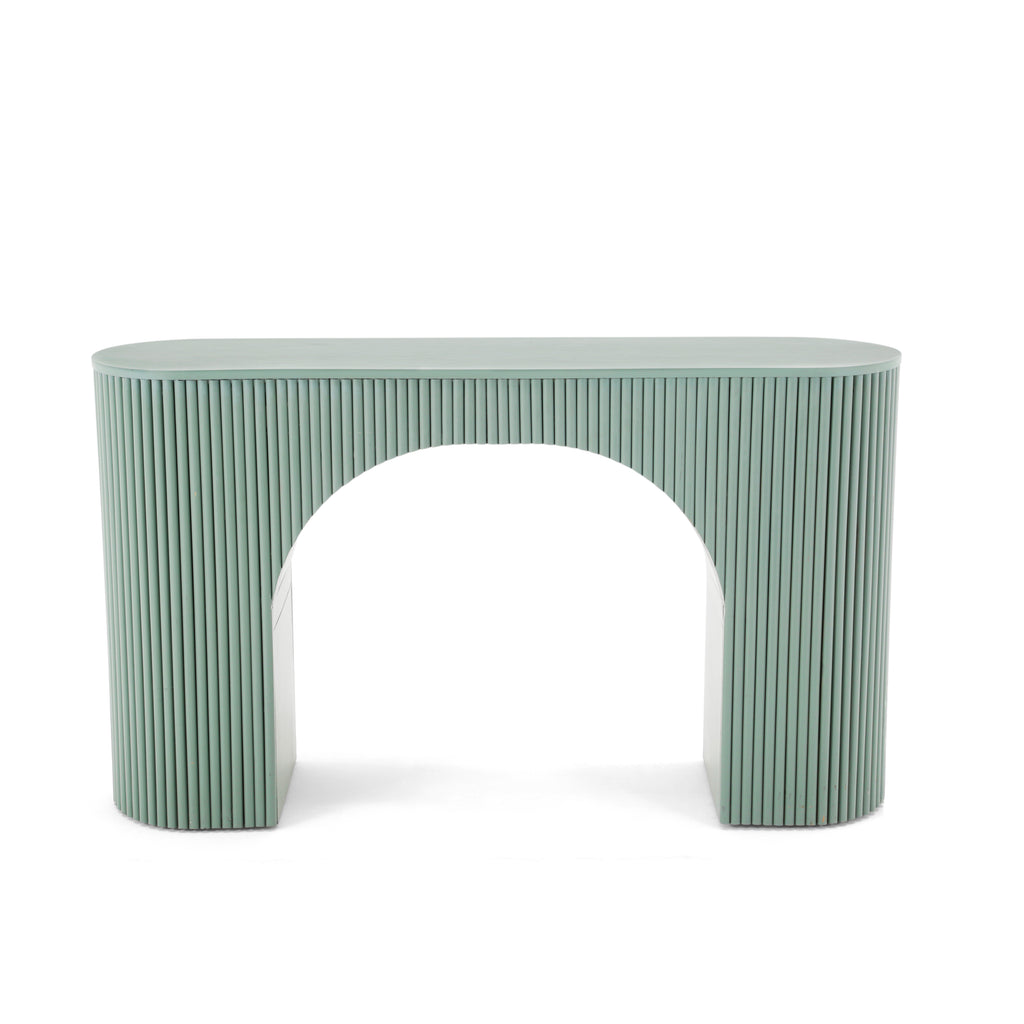 Sage Green Ridged Console