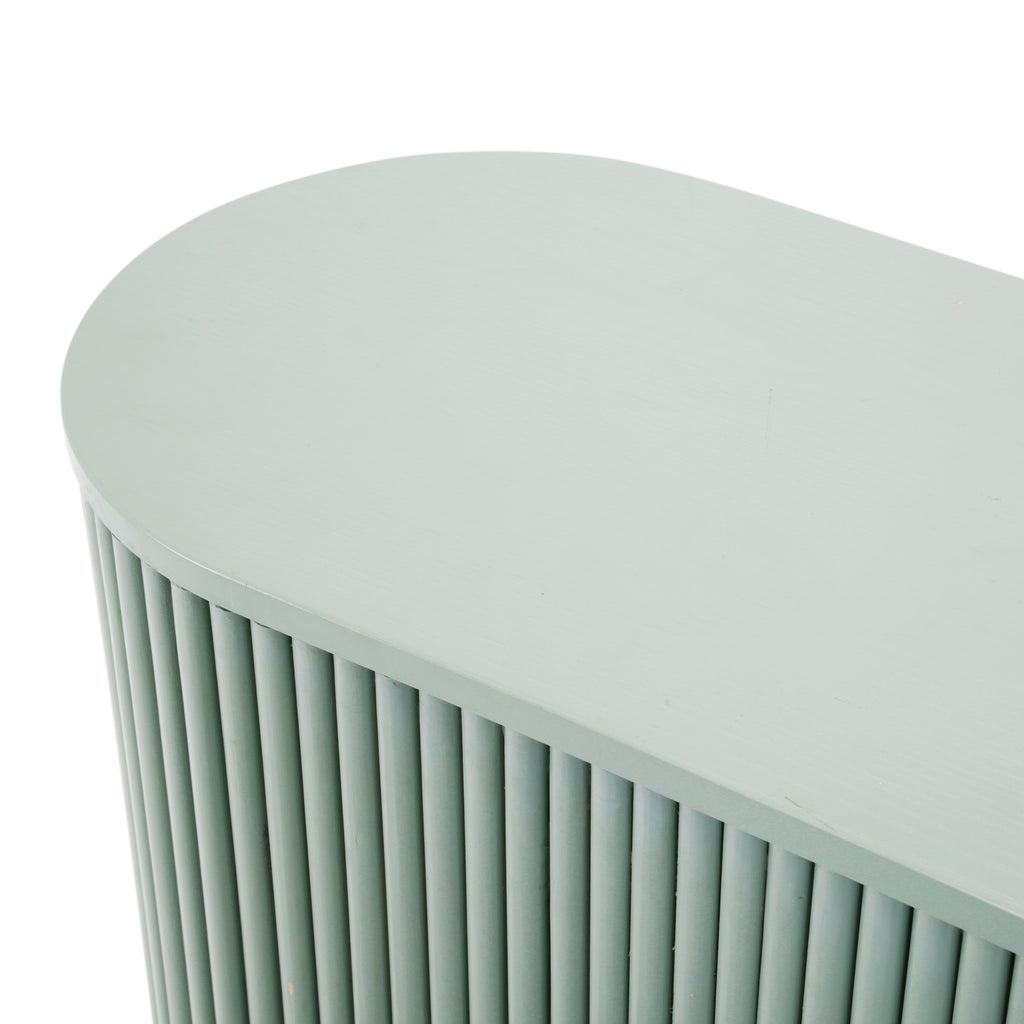 Sage Green Ridged Console
