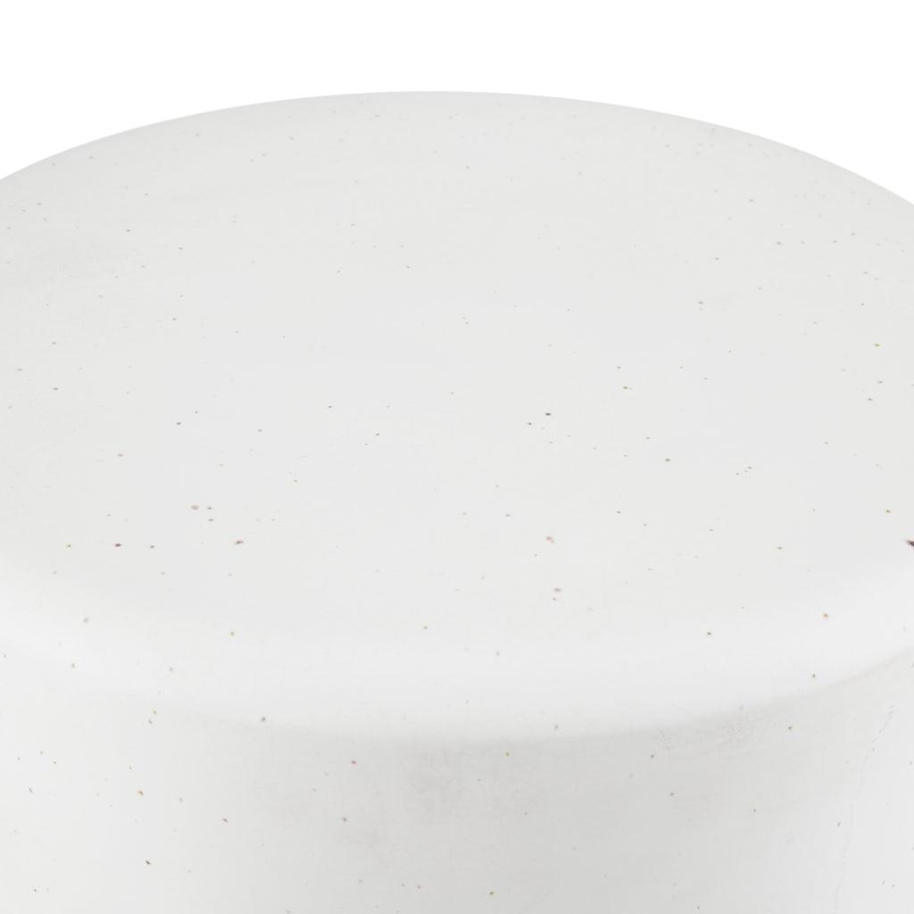 Small White Pedestal / Side Table