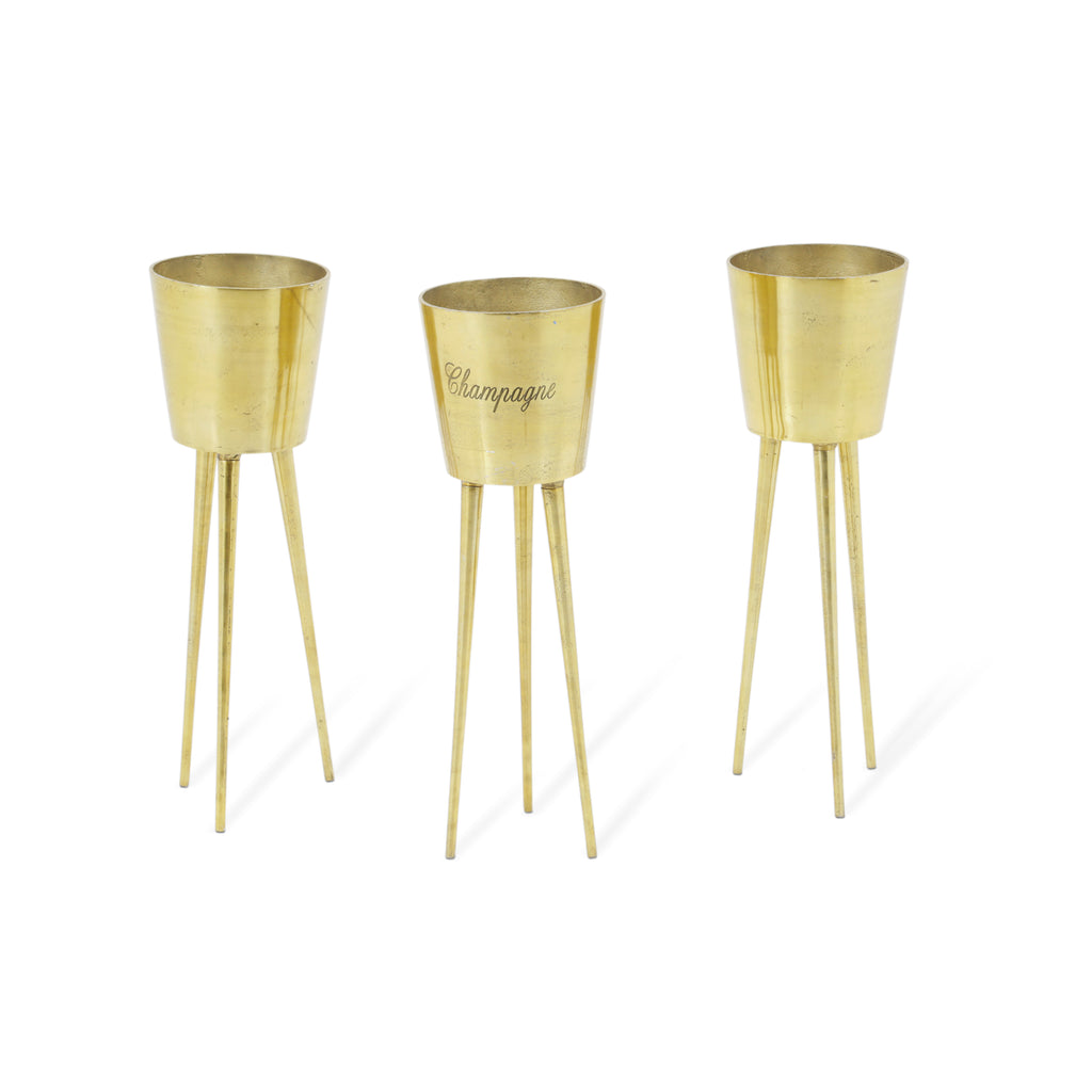 Gold Champagne Bucket with Legs