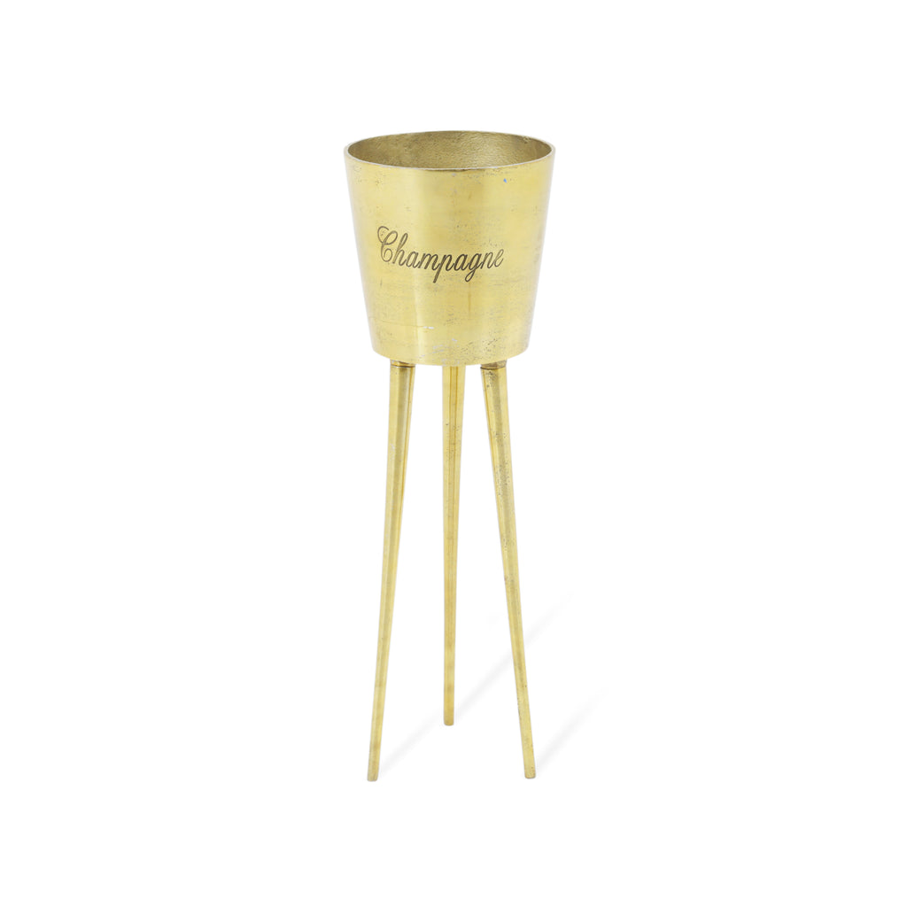 Gold Champagne Bucket with Legs