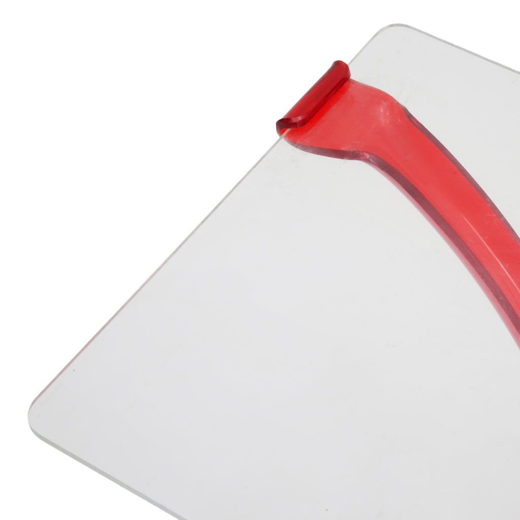 Ruby Red Lucite & Acrylic Side Table