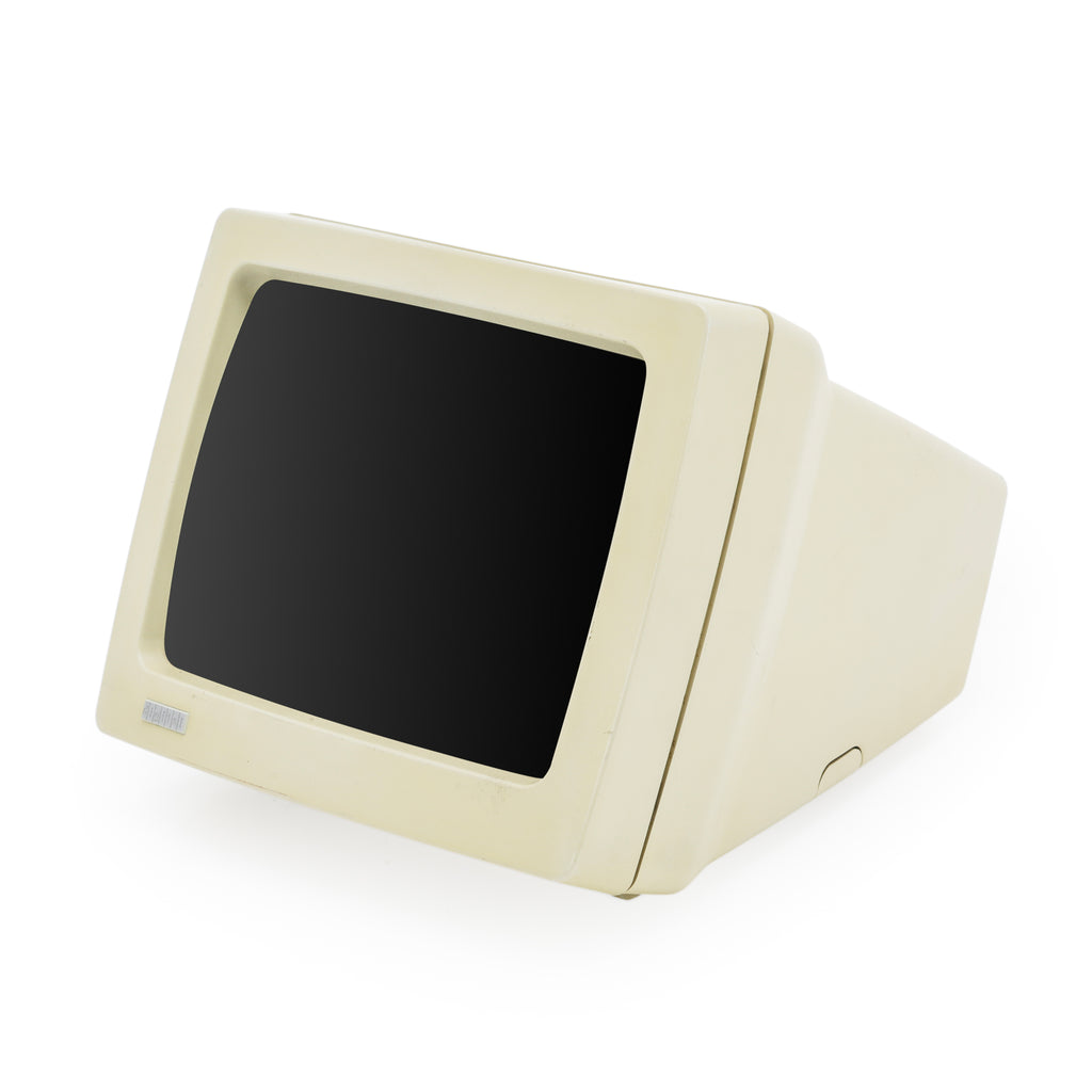 Retro Beige Plastic Digital CRT Computer Monitor
