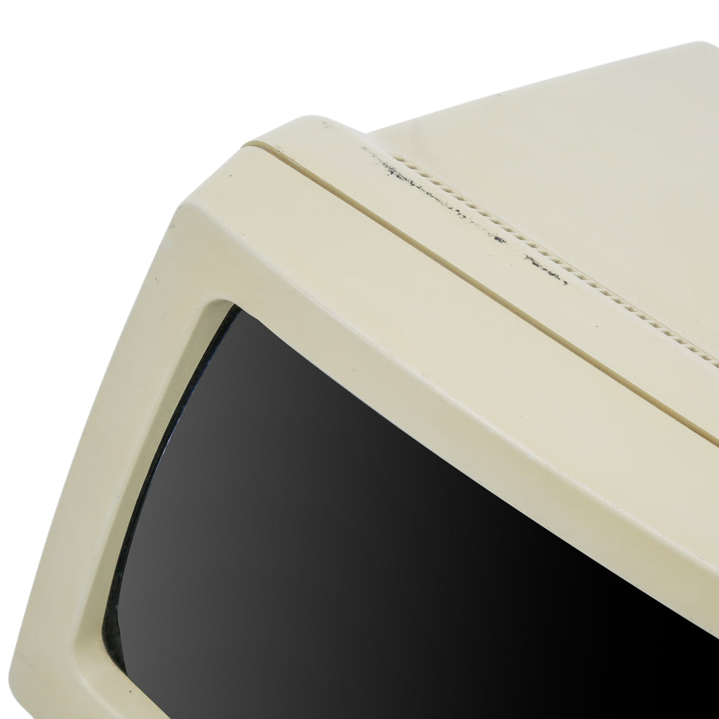 Retro Beige Plastic Digital CRT Computer Monitor