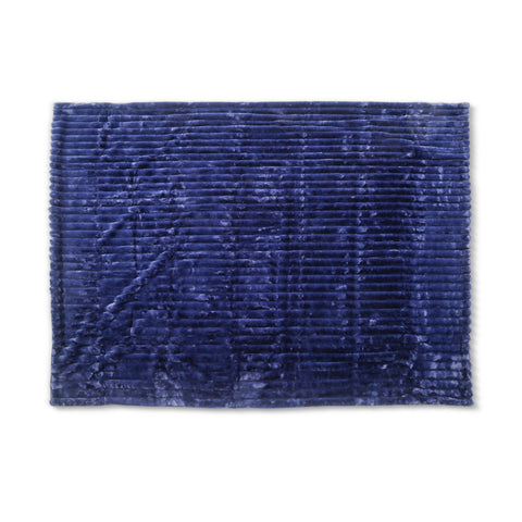 Blue Fleece Throw Blanket