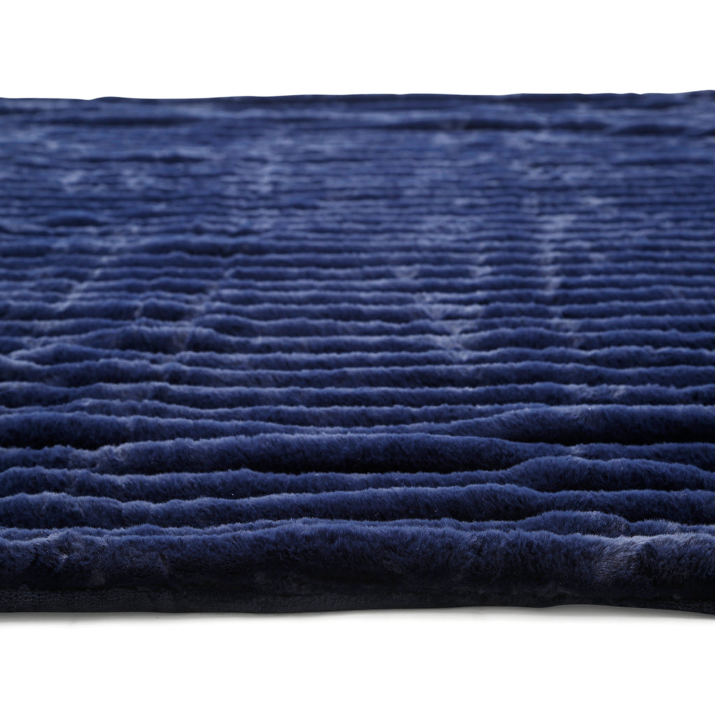 Blue Fleece Throw Blanket