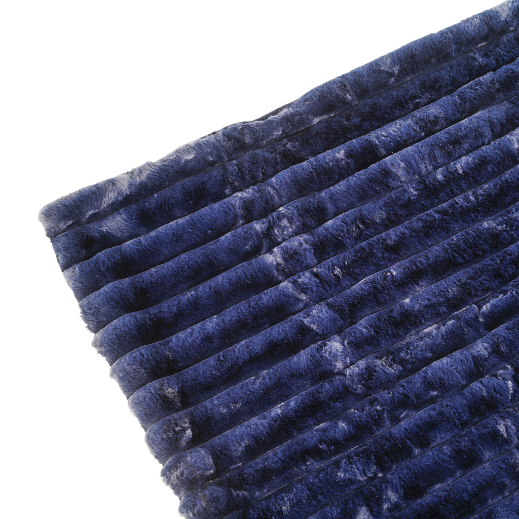 Blue Fleece Throw Blanket