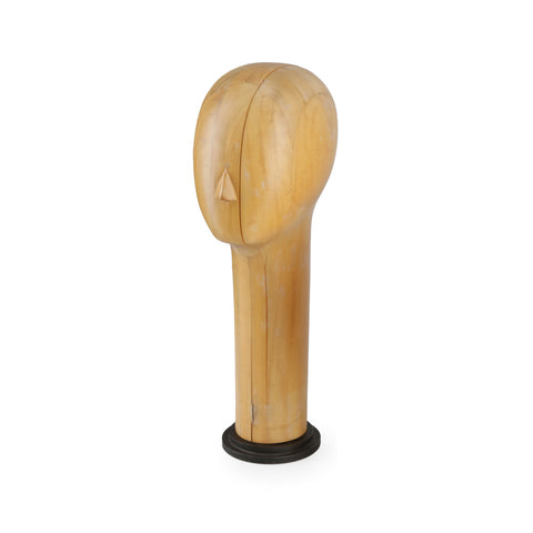 Light Wood Mannequin Head #1