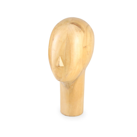 Light Wood Mannequin Head - Short