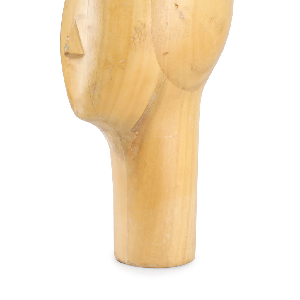 Light Wood Mannequin Head - Short
