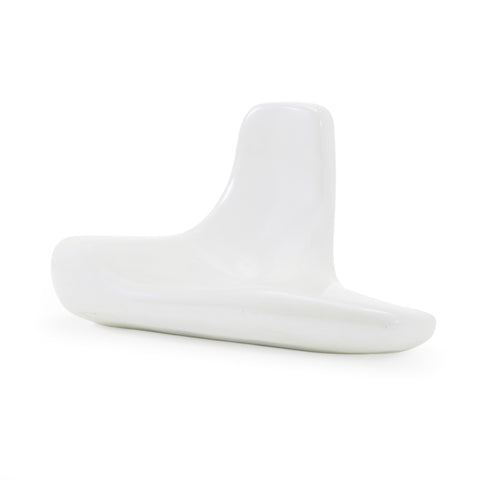 Abstract White Molded Chair