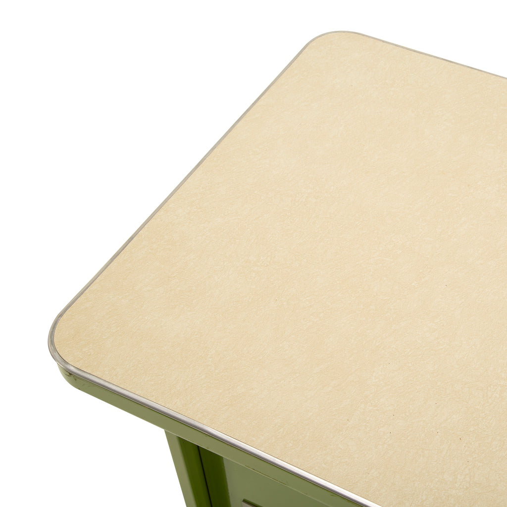 Green Metal Small Tanker Cabinet