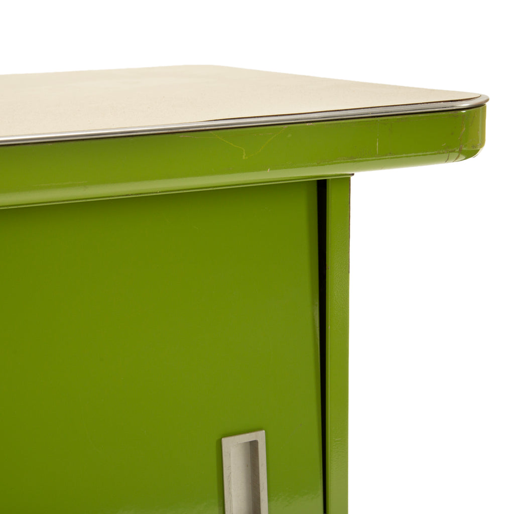 Green Metal Small Tanker Cabinet